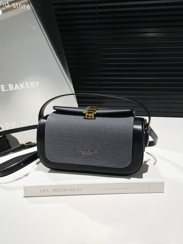 Elegant Small Retro Box Bag - Shoulder & Crossbody Handbag