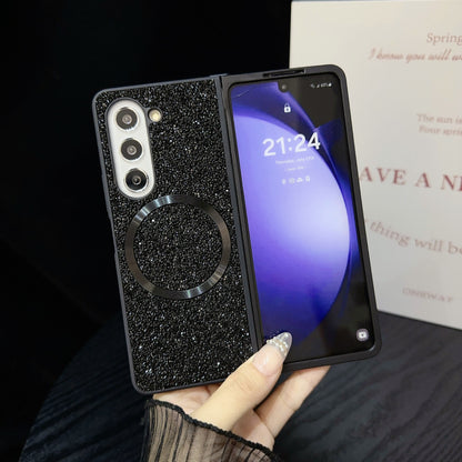 Magnetic Luxury Sparkle Glitter Case for Samsung Galaxy Z Fold 6 5 4 3 - MagSafe Compatible Cover
