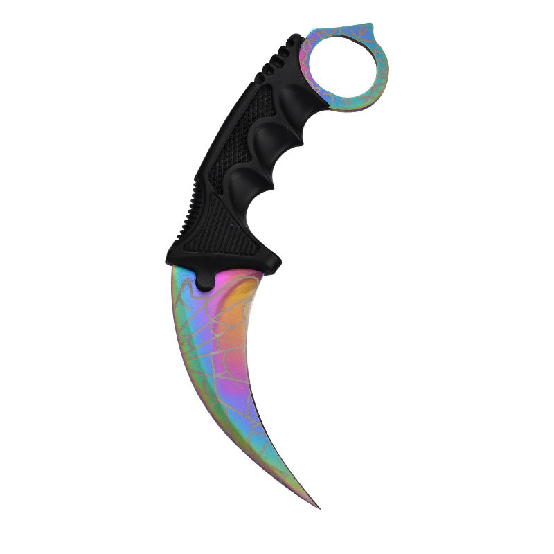 Outdoor Tactical Karambit Claw Knife - Fixed Blade Wilderness Survival Knife with Sheath