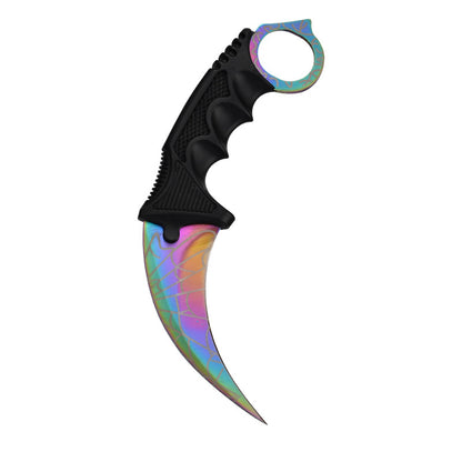 Outdoor Tactical Karambit Claw Knife - Fixed Blade Wilderness Survival Knife with Sheath