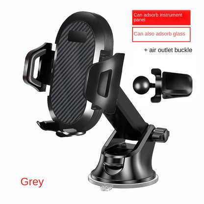 Telescopic Long Arm Car Phone Holder - Suction Cup Mount for Dashboard & Windshield