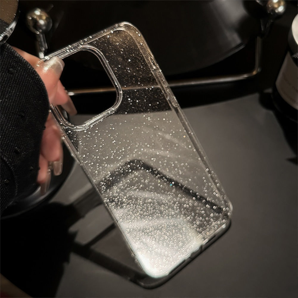 Luxury Sparkling Transparent Glitter Phone Case for iPhone 15 14 13 12 11 Pro Max - Clear Bling Soft Cover