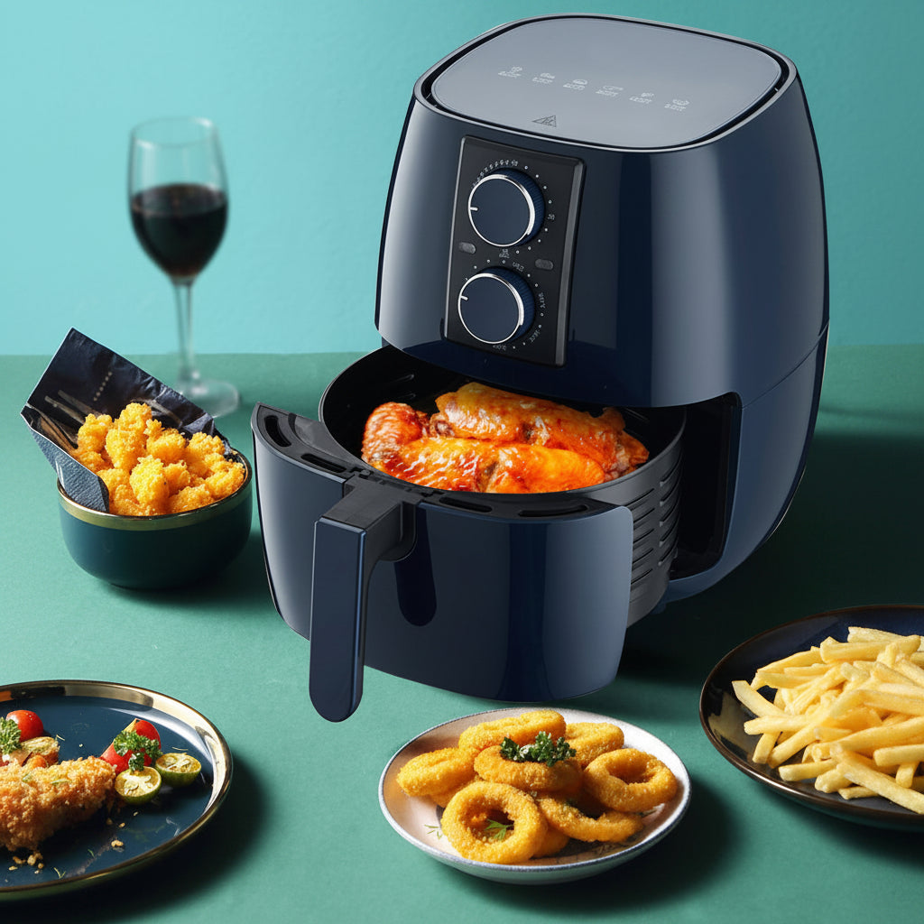 6L Large Capacity Visual Air Fryer - Multi-Function Electric Oven & Fryer