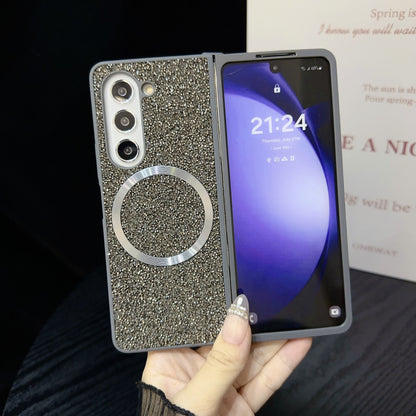 Magnetic Luxury Sparkle Glitter Case for Samsung Galaxy Z Fold 6 5 4 3 - MagSafe Compatible Cover