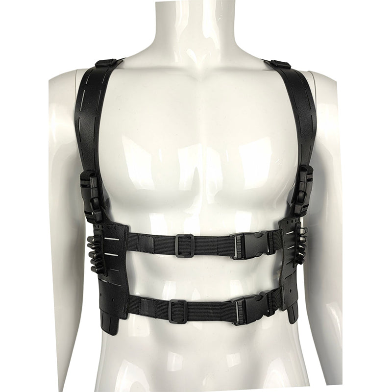 Tactical Shoulder Harness Chest Rig - Resident Evil Leon Kennedy Style Cosplay Vest