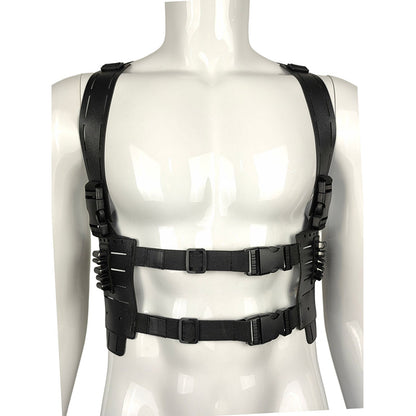 Tactical Shoulder Harness Chest Rig - Resident Evil Leon Kennedy Style Cosplay Vest