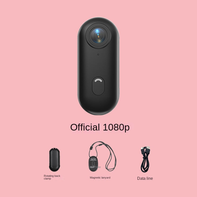 4K Miniature Sports Action Camera - Portable Magnetic Thumb Recorder for Biking & Vlogs