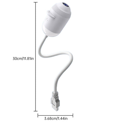 24-in-1 USB Galaxy & Starry Night Light Projector - Flexible LED Ambient Light for Car & Bedroom