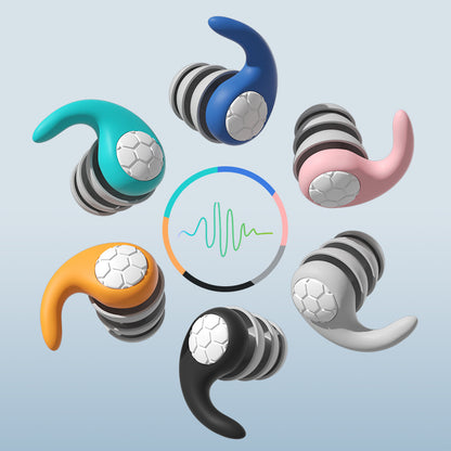 Soundproof Silicone Waterproof Earplugs for Swimming and Noise Reduction