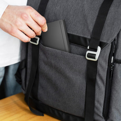 Ultra-Slim Folding Portable Bluetooth Keyboard - Dual-Mode Rechargeable Wireless Keyboard with One-Click Connection