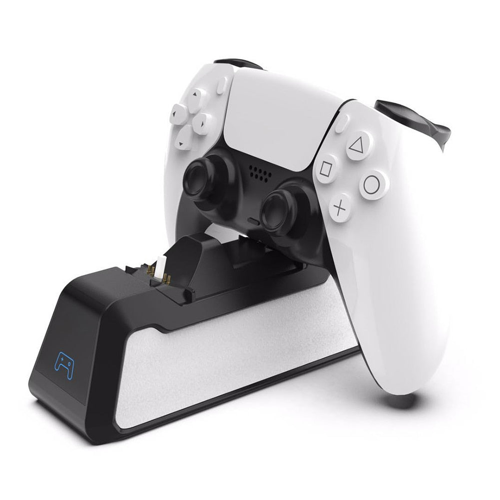 PS5 Dual Controller Charging Dock - Fast USB Type-C Charger Stand for PlayStation 5 Joysticks