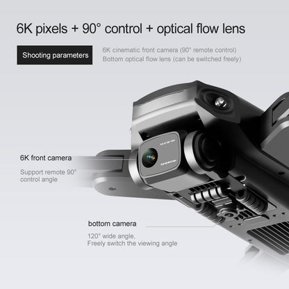 R20 GPS Drone with 4K Dual Camera - 5G WiFi HD Aerial Photography Quadcopter with Optical Flow & Return to Home