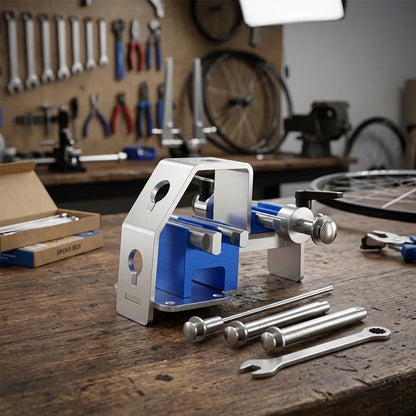 RISK RL350 Bicycle Hub Maintenance Vise Clamp Tool - 20mm Thru Axle Drum Hub Fixing Rod