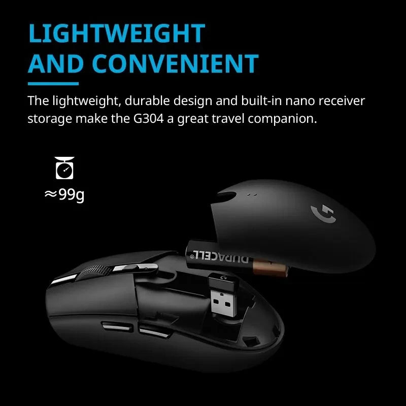 Logitech G304 Wireless Gaming Mouse - 2.4G Zero Delay Esports Mouse for PUBG & FPS Gaming
