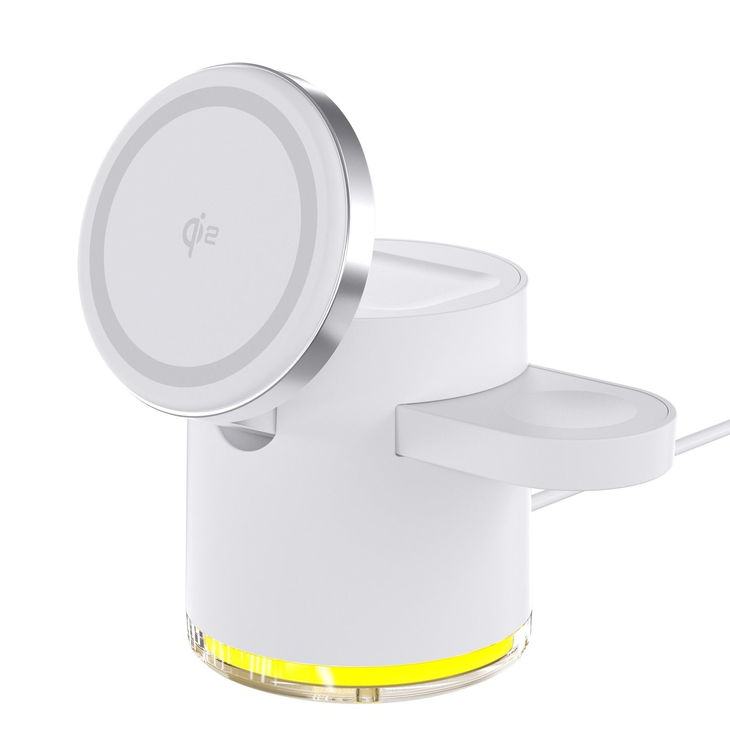 Qi2 Magnetic 3-in-1 Wireless Charger Stand - Fast Charging Station for iPhone & Multi-Devices