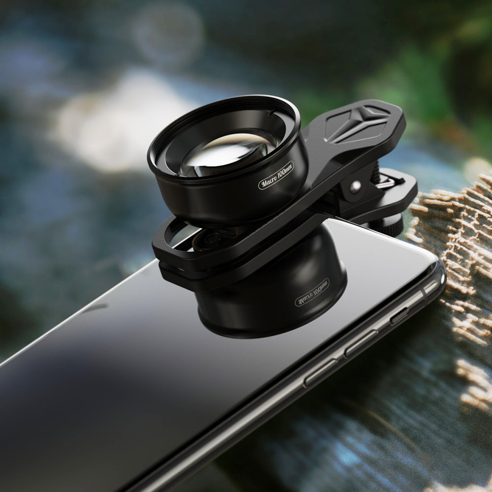 High-Definition Mobile Phone Macro Lens - Clip-On External Camera Lens Kit for iPhone & Android