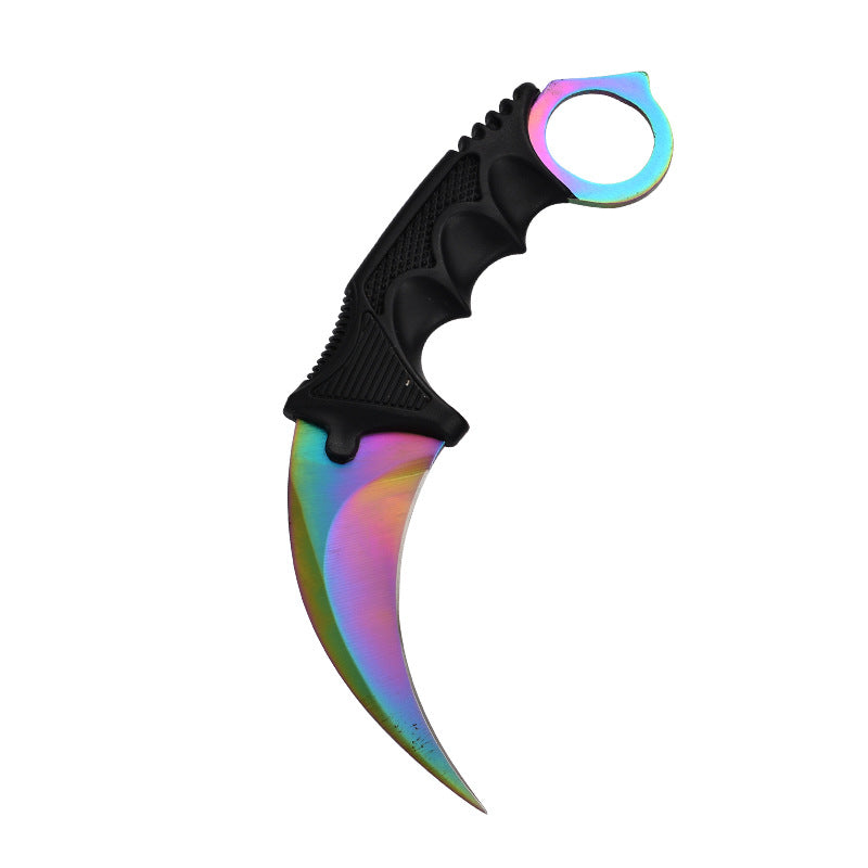 Outdoor Tactical Karambit Claw Knife - Fixed Blade Wilderness Survival Knife with Sheath