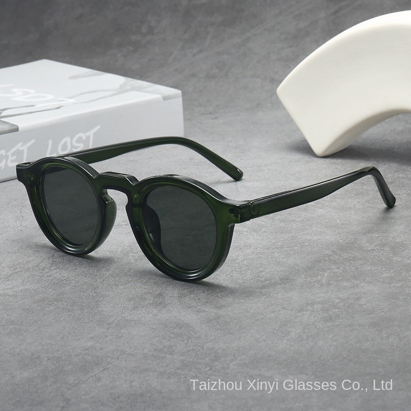 Vintage Round Small Frame Sunglasses | Unisex Fashion UV Protection Shades