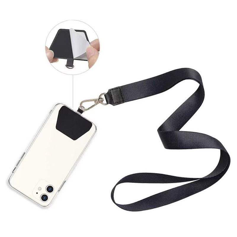 Universal Phone Lanyard Patch Gasket - Durable Crossbody Neck Strap Adapter Tab for Phone Cases