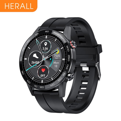 HERALL ECG Smart Watch for Men - IP68 Waterproof Smartwatch with Blood Pressure & Heart Rate Monitor