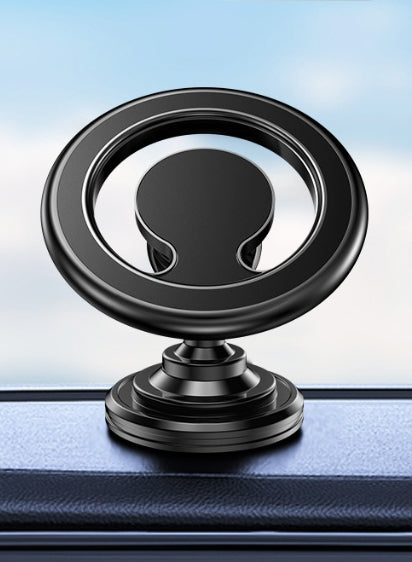 360° Rotating Metal Magnetic Car Phone Holder for MagSafe - Dashboard Mount for iPhone 16 15 14 13