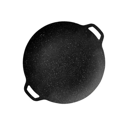 Korean Style Non-Stick Outdoor Camping Griddle BBQ Grill Pan