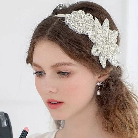 White Crystal Beaded Wedding Bolero / Rhinestone Tassel Shoulder Wrap Applique for Bridal Gown or Evening Dress