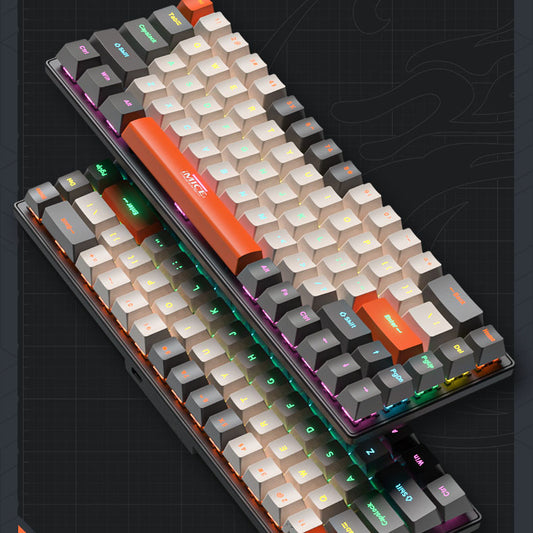 Type-C Wired Mechanical Keyboard - RGB Gaming Keyboard with Choice of Switch Axis