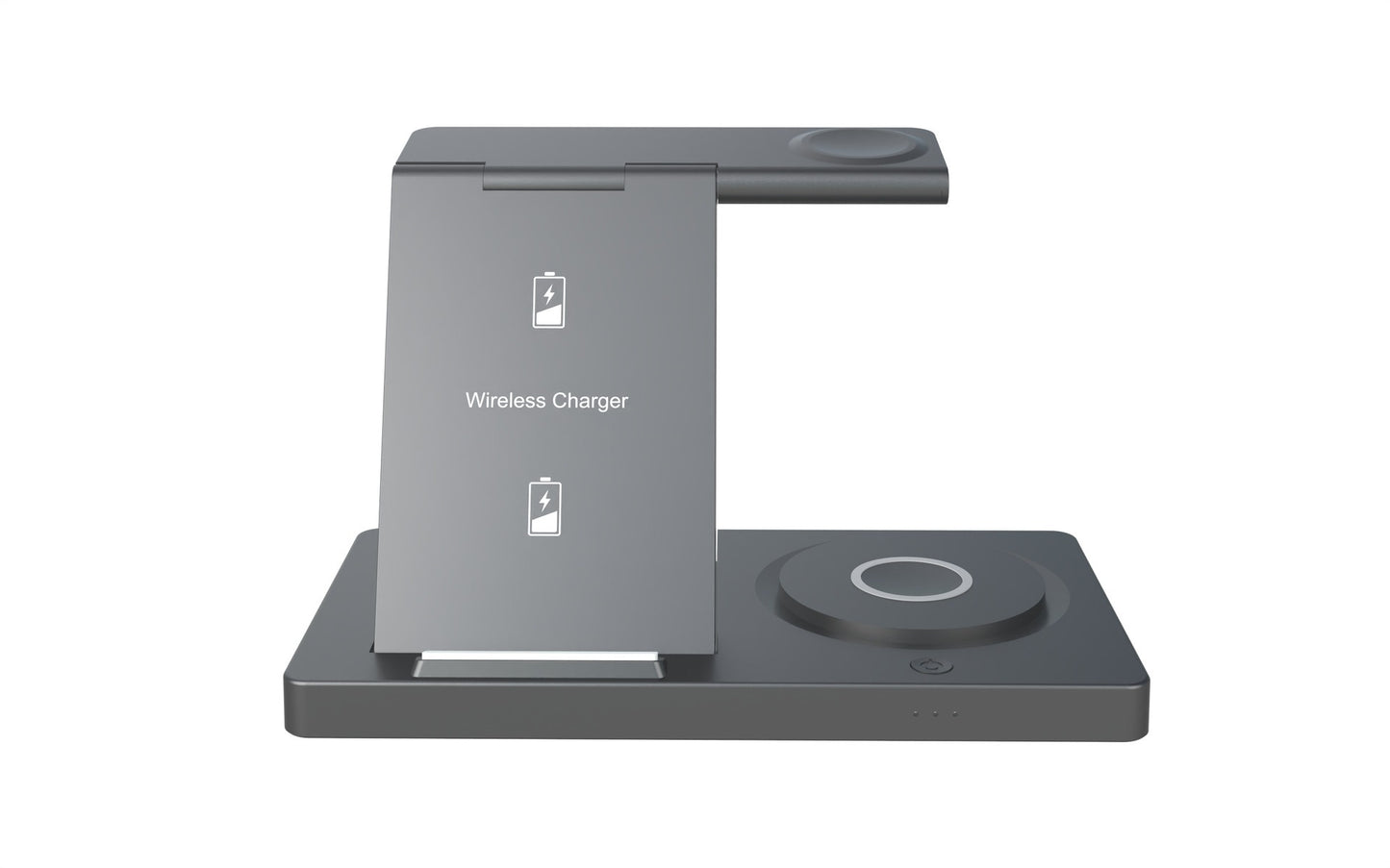 Portable 5-in-1 Wireless Charger Stand - Multi-Device Charging Dock for Apple & Samsung Devices