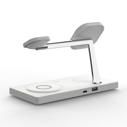 Multi-Function 7-in-1 Wireless Charger Stand - Magnetic Fast Charging Dock for Apple Devices