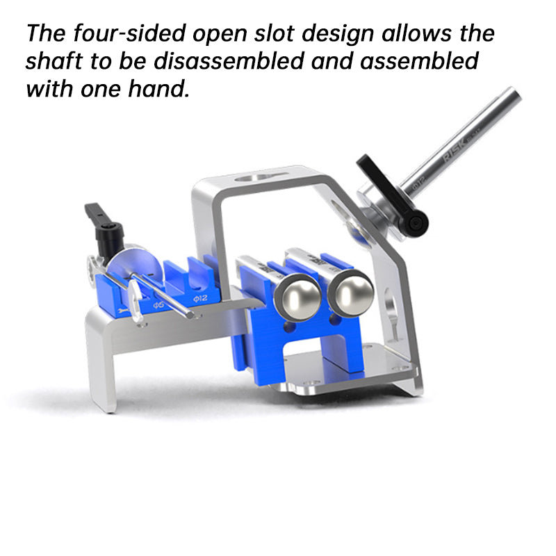 RISK RL350 Bicycle Hub Maintenance Vise Clamp Tool - 20mm Thru Axle Drum Hub Fixing Rod