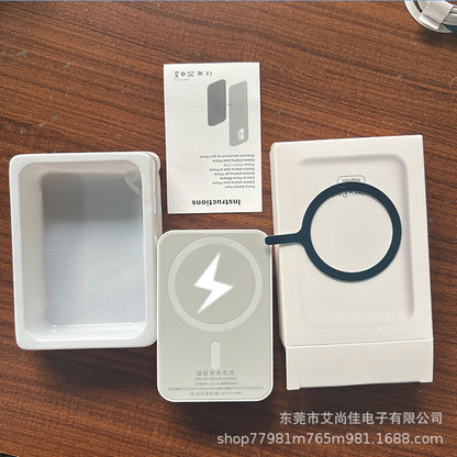 Magnetic Wireless Power Bank - Portable MagSafe Battery Pack for iPhone 8 to 15 Pro Max