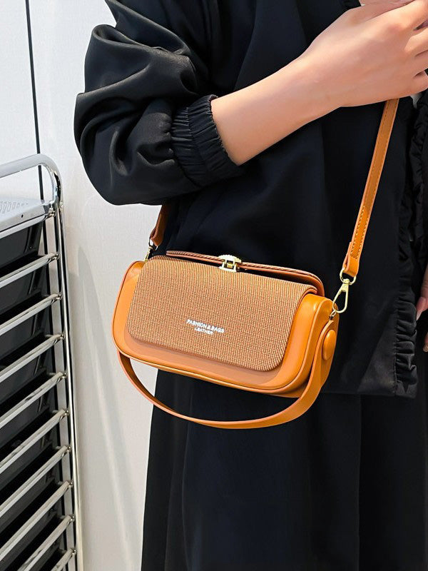 Elegant Small Retro Box Bag - Shoulder & Crossbody Handbag