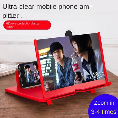 10-Inch 3D HD Phone Screen Magnifier - Stretchable Desktop Screen Amplifier & Phone Stand