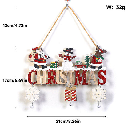DIY Foldable Gnome Christmas Hanging Ornament - Festive Wall Decor