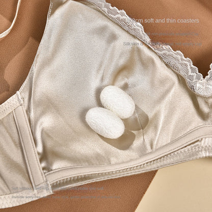 Seamless Wire-Free Minimizing Bra - Thin Strap, Anti-Sagging, French Style