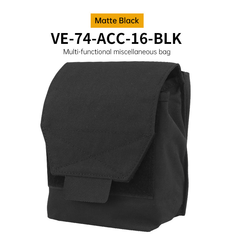 Tactical Laser Cut MOLLE Admin Pouch - Multi-Use Utility Storage & EDC Organizer
