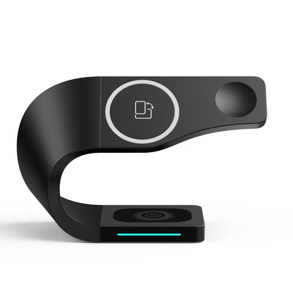 4-in-1 Magnetic Wireless Charging Station - Fast Wireless Charger Dock for iPhone, Apple Watch & AirPods
