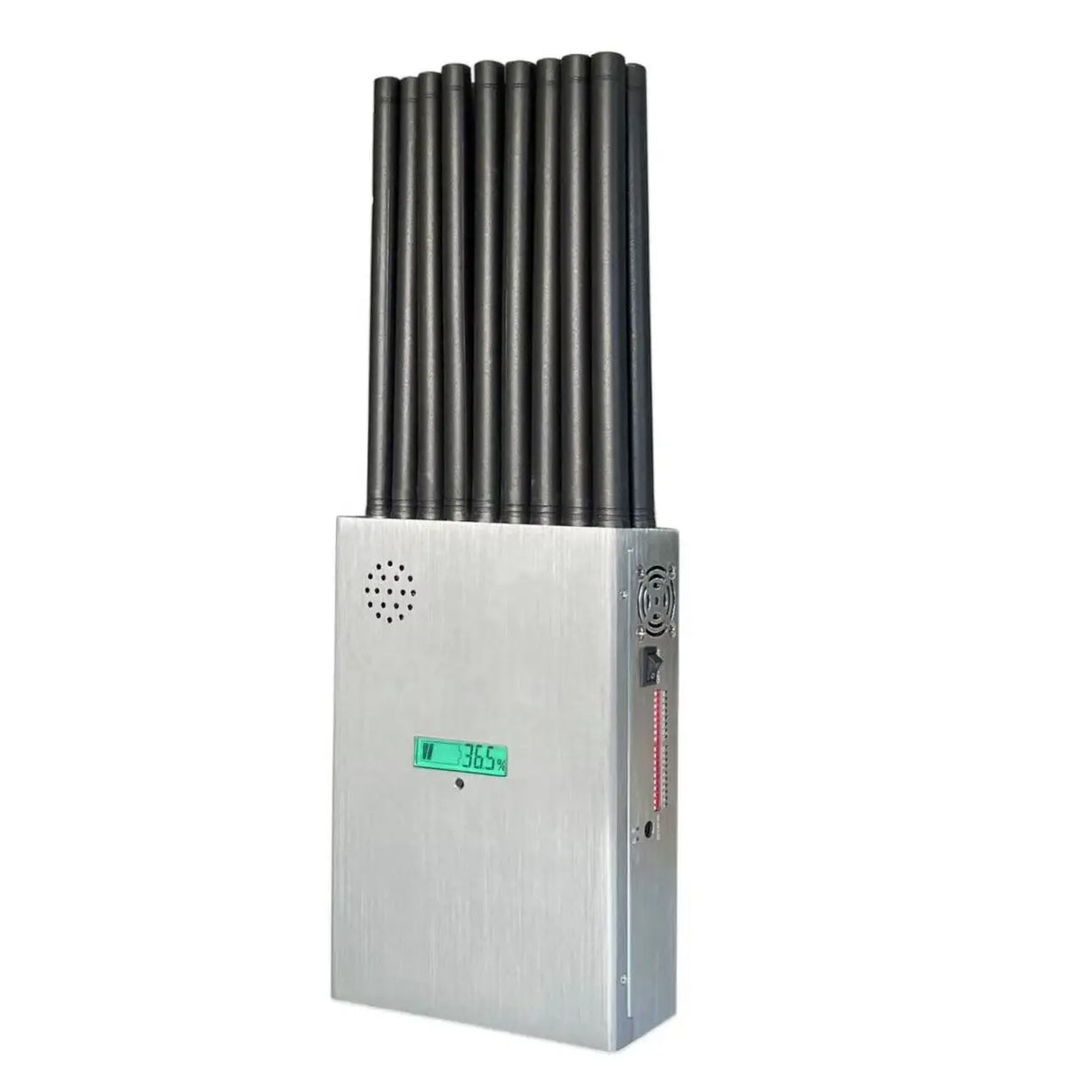 Portable Handheld 18-Antenna Signal Frequency Detector - Multi-Band GSM, 2G, 3G, 4G, 5G, WiFi, GPS, and Remote Blocker
