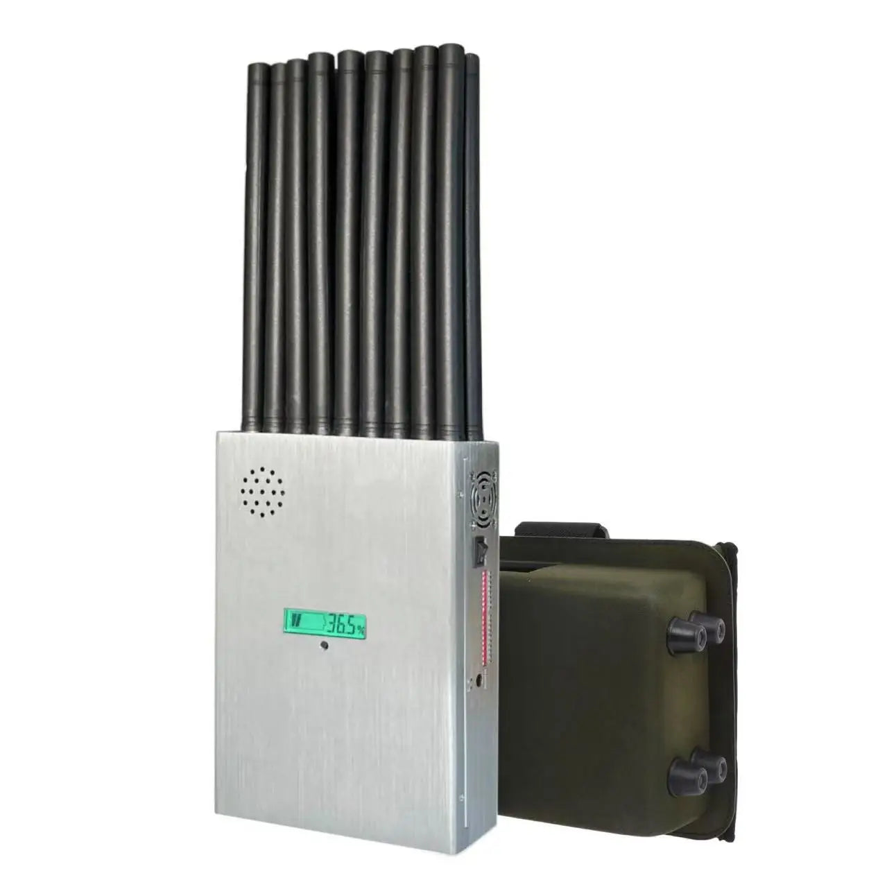 Portable Handheld 18-Antenna Signal Frequency Detector - Multi-Band GSM, 2G, 3G, 4G, 5G, WiFi, GPS, and Remote Blocker
