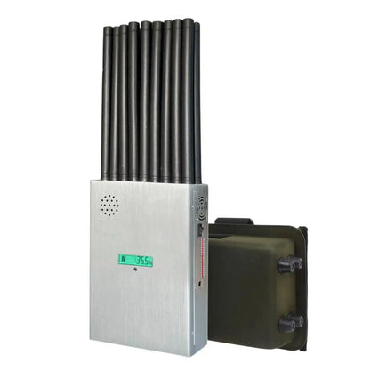 Portable Handheld 18-Antenna Signal Frequency Detector - Multi-Band GSM, 2G, 3G, 4G, 5G, WiFi, GPS, and Remote Blocker