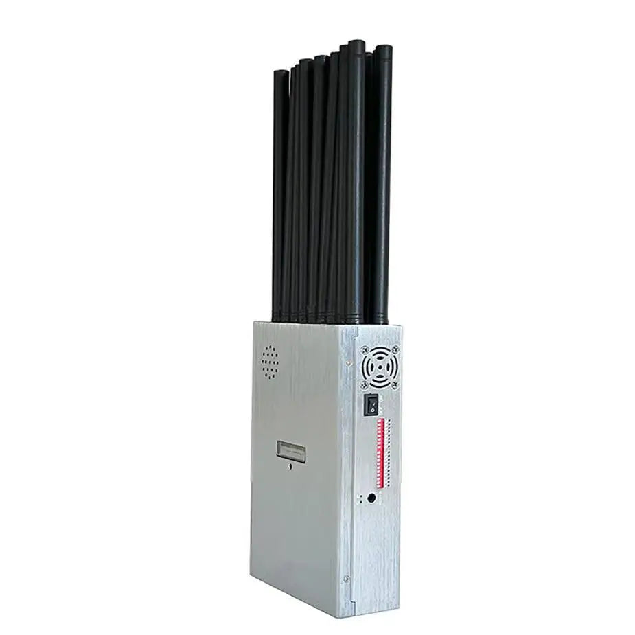 Portable Handheld 18-Antenna Signal Frequency Detector - Multi-Band GSM, 2G, 3G, 4G, 5G, WiFi, GPS, and Remote Blocker