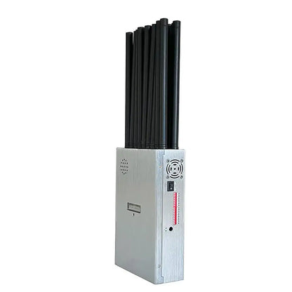 Portable Handheld 18-Antenna Signal Frequency Detector - Multi-Band GSM, 2G, 3G, 4G, 5G, WiFi, GPS, and Remote Blocker