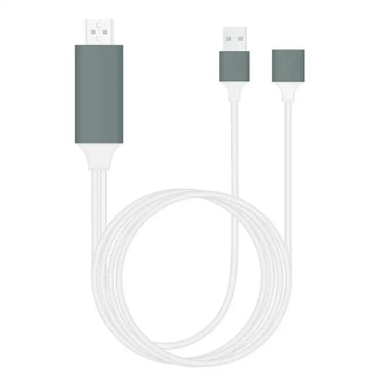 USB to HDMI Cable Converter Adapter - Plug & Play Screen Mirroring Cable for iPhone, iPad & Android to TV/Projector