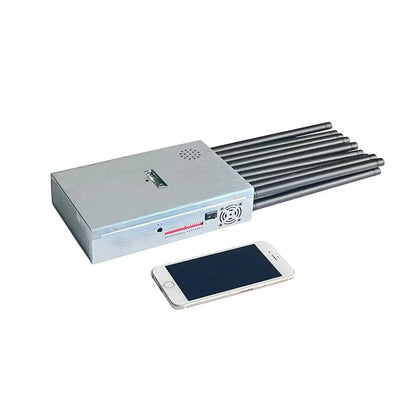 Portable Handheld 18-Antenna Signal Frequency Detector - Multi-Band GSM, 2G, 3G, 4G, 5G, WiFi, GPS, and Remote Blocker