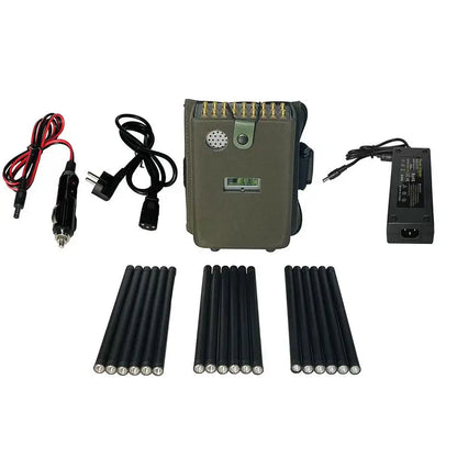 Portable Handheld 18-Antenna Signal Frequency Detector - Multi-Band GSM, 2G, 3G, 4G, 5G, WiFi, GPS, and Remote Blocker
