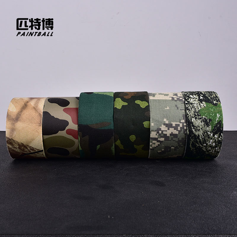 Outdoor Tactical Camo Tape - Elastic Bionic Cloth Wrap for Hunting & Paintball