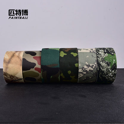 Outdoor Tactical Camo Tape - Elastic Bionic Cloth Wrap for Hunting & Paintball