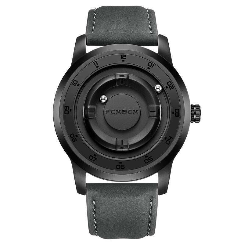 LIGE Unique Black Concept Watch Men's Multi-Function Water Resistant Metal Band