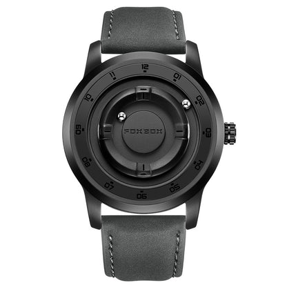 LIGE Unique Black Concept Watch Men's Multi-Function Water Resistant Metal Band